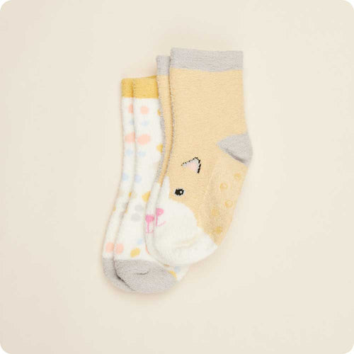 Image 110: Calico Cat Crew Socks - Warmies USA