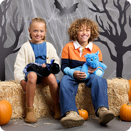 Image 99: black axolotl warmies halloween lifestyle