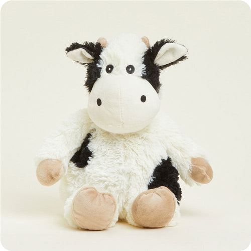 Image 102: Microwavable Black and White Cow Stuffed Animal Warmies
